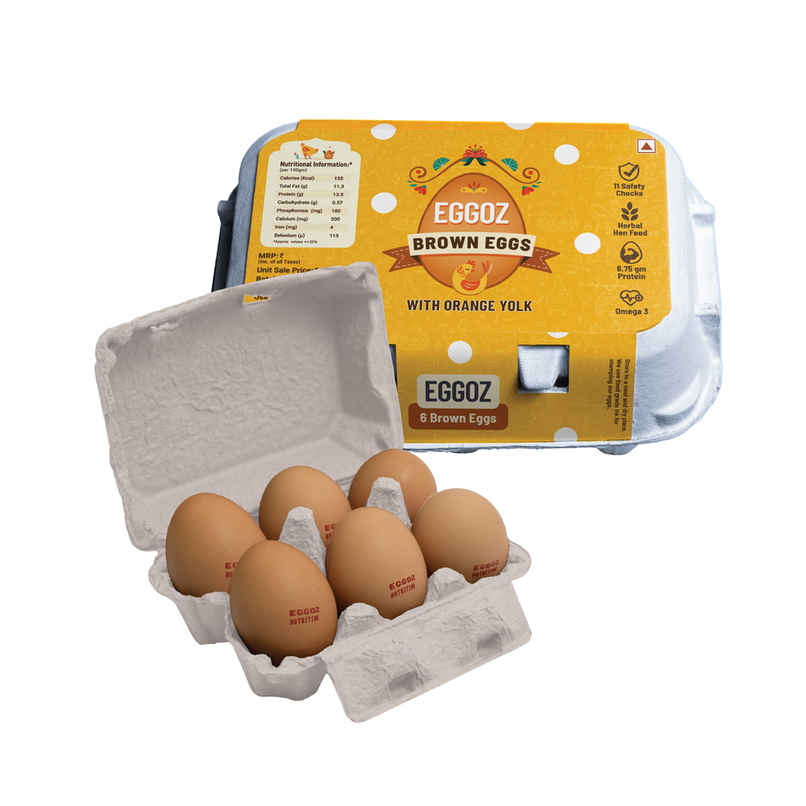 Eggoz Protein Rich Farm Fresh Brown Eggs
