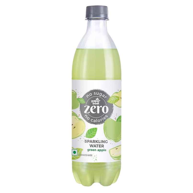 Paper Boat Zero Sugar Green Apple Sparkling Water | Sugar Free Cold Drink