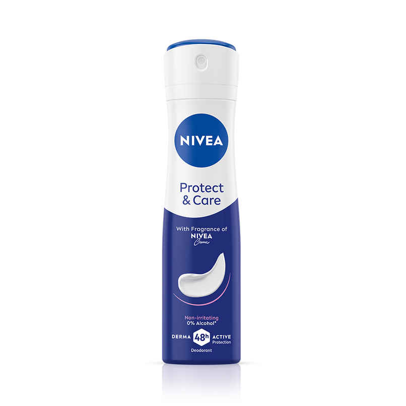 Nivea Women Deodorant Protect Care NonIrritating Protection with Nivea Crme Fragrance