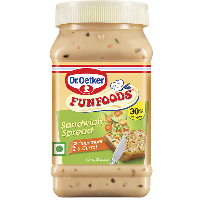 Dr. Oetker FunFoods Veg Cucumber & Carrot Sandwich Spread