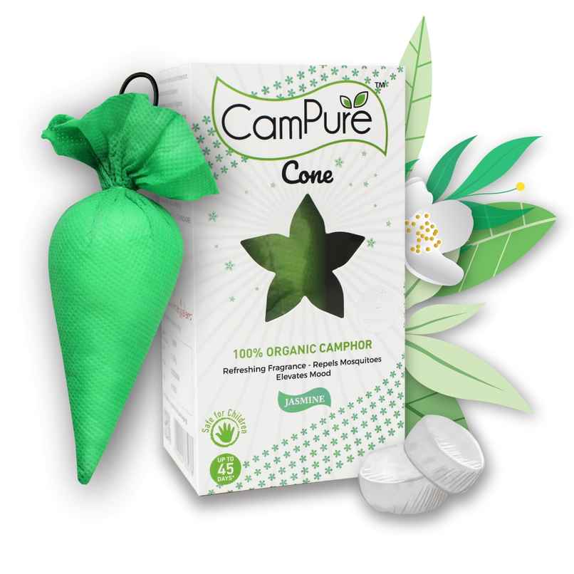 Campure Jasmine Camphor Cone Campure Jasmine Camphor Cone