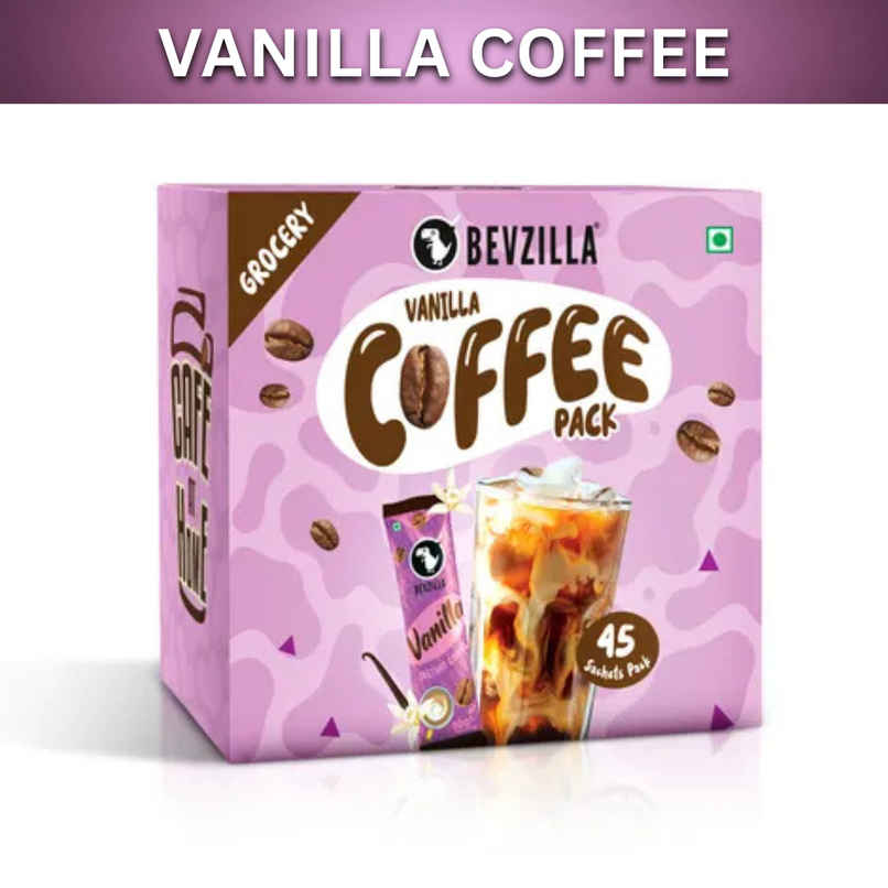 Bevzilla Vanilla Flavoured Instant Cofffee Powder Sachets Bevzilla Vanilla Flavoured Instant Cofffee Powder Sachets