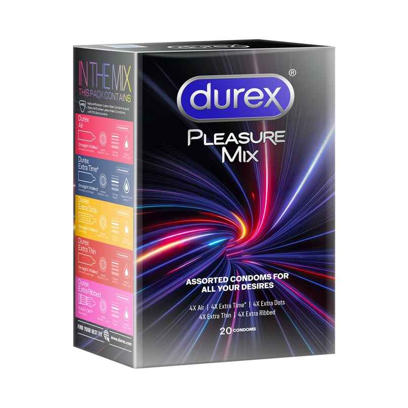 Durex 5 in 1 Pleasure Pack | Assorted Condoms