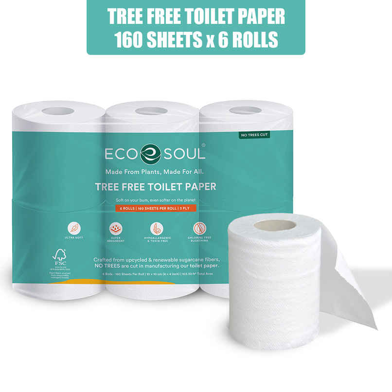 ECO SOUL 3Ply | 160 x 6 Rolls | Toilet Paper ECO SOUL 3Ply | 160 x 6 Rolls | Toilet Paper