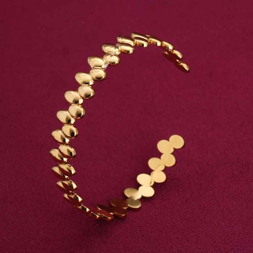 Palmonas Adjustable Gold Cuff Bracelet