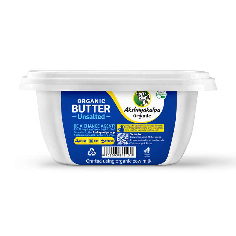 Akshayakalpa Organic Unsalted Cooking Butter Akshayakalpa Organic Unsalted Cooking Butter