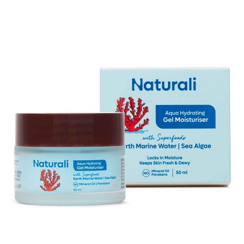 Naturali Aqua Hydrating Gel Moisturiser With Earth Marine Water & Sea Algae Naturali Aqua Hydrating Gel Moisturiser With Earth Marine Water & Sea Algae