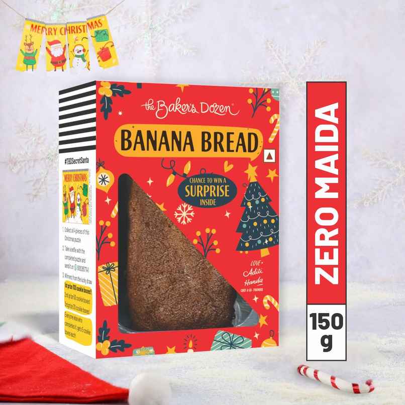 The Baker's Dozen Banana Bread 100% Wholewheat The Baker's Dozen Banana Bread 100% Wholewheat