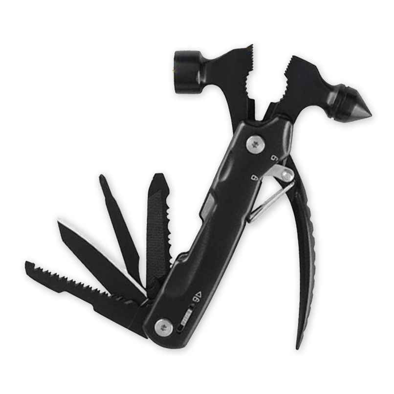 Link Prabal 12-in-1 Multi-Function Hammer with Glass Breaker & More