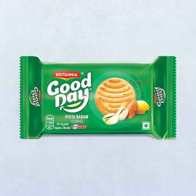 Britannia Good Day Pista Badam Cookies | Trans Fat-free
