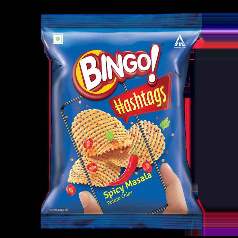 Bingo! Hashtags Potato Chips | Spicy Masala