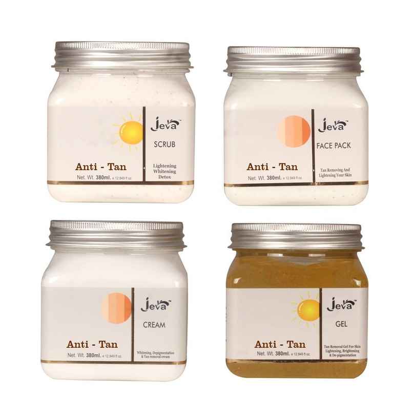 Jeva Anti Tan Eco Facial Kit Pack Of 4
