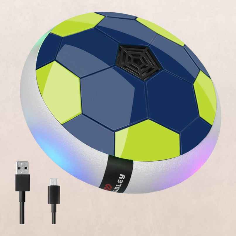 Wembley C-Type Usb Rechargeable Battery Powered Hover Football Indoohover Ball Soccer - Blue Wembley C-Type Usb Rechargeable Battery Powered Hover Football Indoohover Ball Soccer - Blue