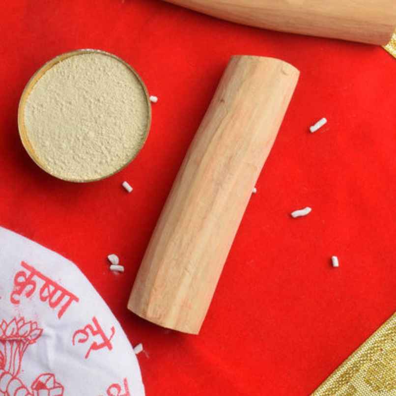 Pure Original (Slick Size) White Sandalwood (Chandan) Stick | Satvik