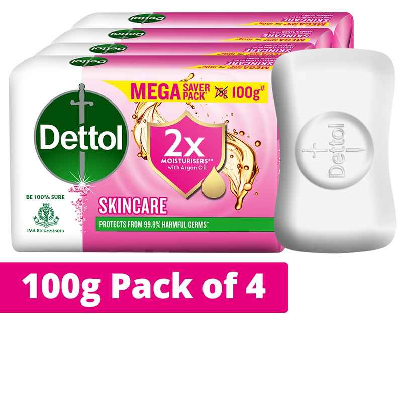 Dettol Skincare Moisturizing Beauty Bathing Soap Bar with Argan Oil For Softer Skin Dettol Skincare Moisturizing Beauty Bathing Soap Bar with Argan Oil For Softer Skin