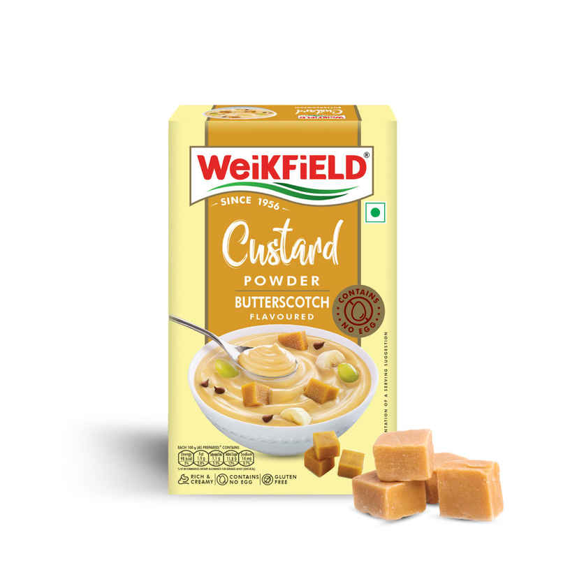 Weikfield Custard Powder Butterscotch Flavoured Carton