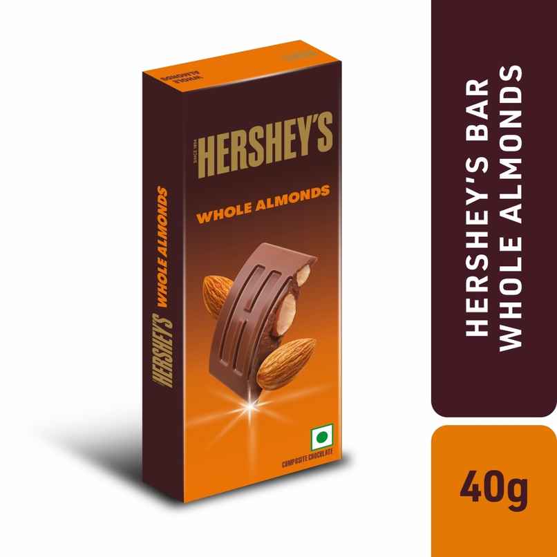 Hershey's Whole Almonds Chocolate Bar | Rich & Indulgent