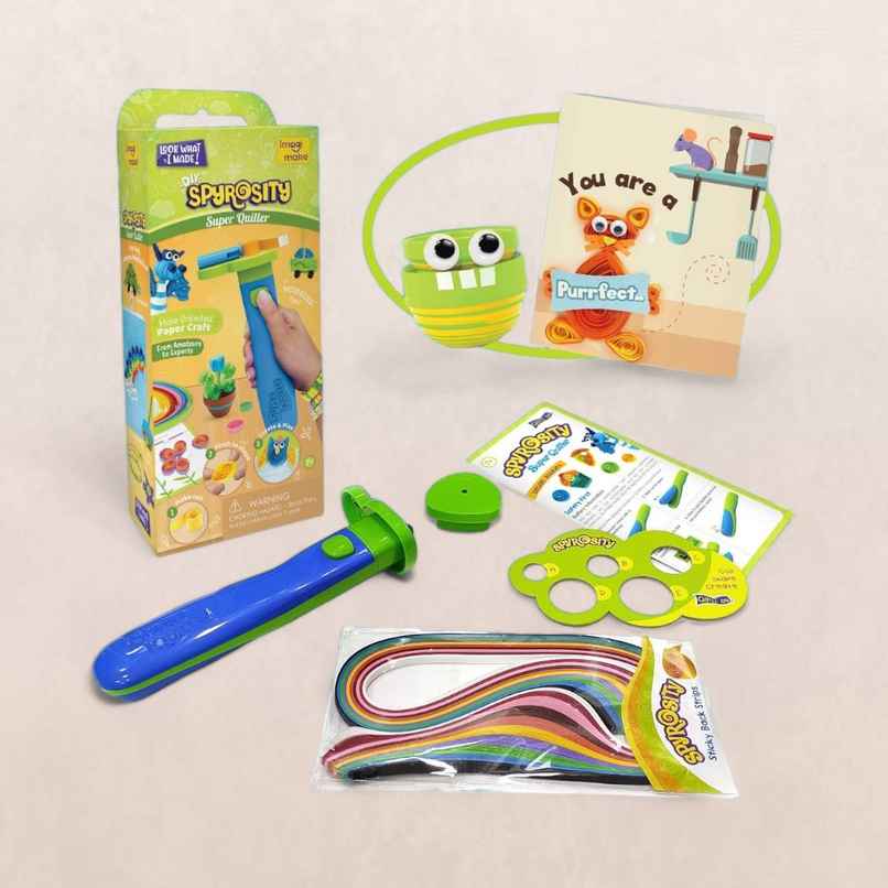 Imagimake DIY Spyrosity Super Quiller - Paper Quilling Craft Kit | Gifting for Kids (7+ Years) Imagimake DIY Spyrosity Super Quiller - Paper Quilling Craft Kit | Gifting for Kids (7+ Years)
