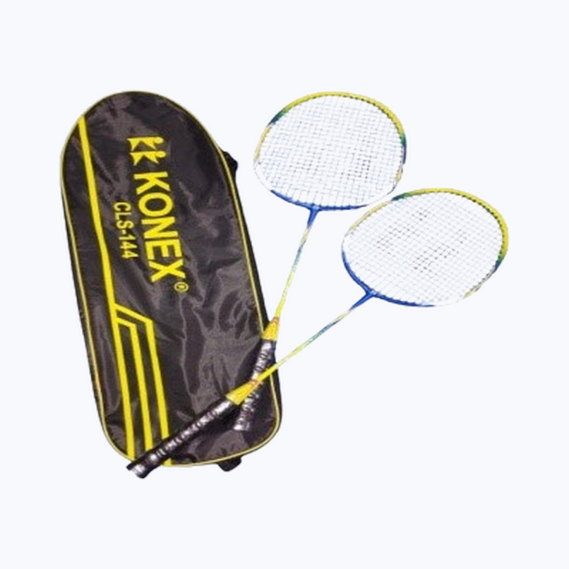 Konex Badminton Racket Set- 145 (2 Rackets) (Colour May Vary)