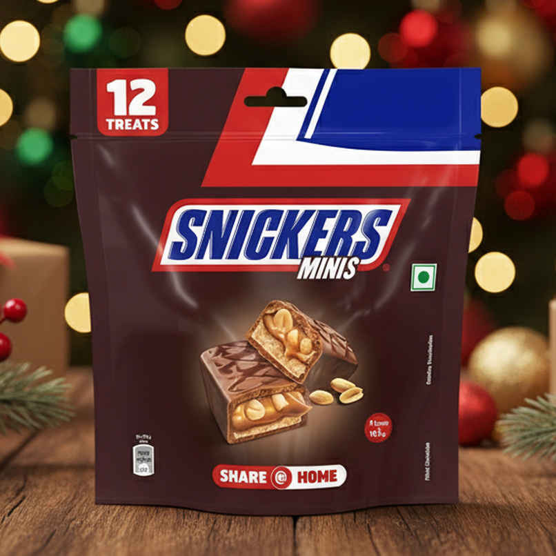 Snickers Nougat & Caramel Miniatures Filled Bar Chocolate Pack