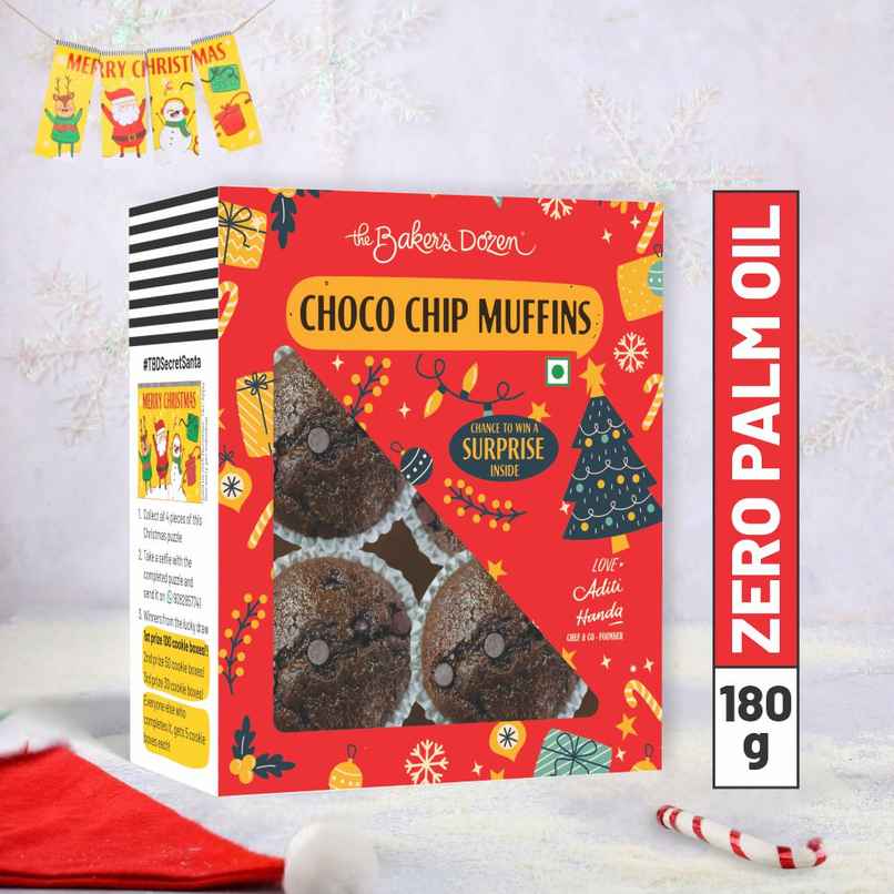 The Baker'S Dozen Choco Chip Muffins The Baker'S Dozen Choco Chip Muffins