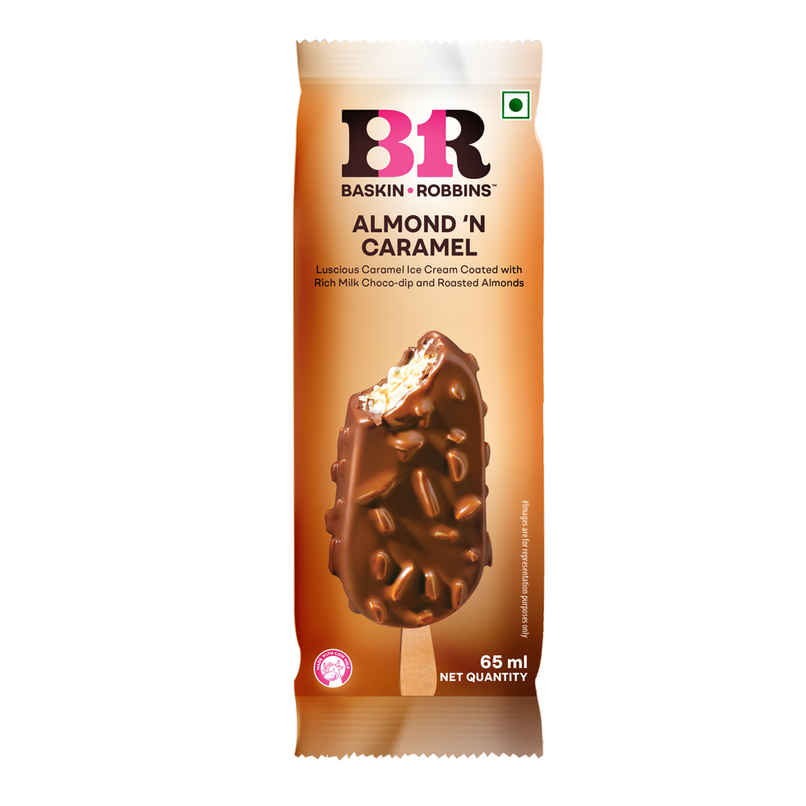 Baskin Robbins Almond 'N' Caramel Ice Cream Stick Baskin Robbins Almond 'N' Caramel Ice Cream Stick