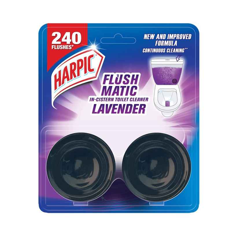 Harpic Flushmatic Lavender Toilet Cleaner Blocks