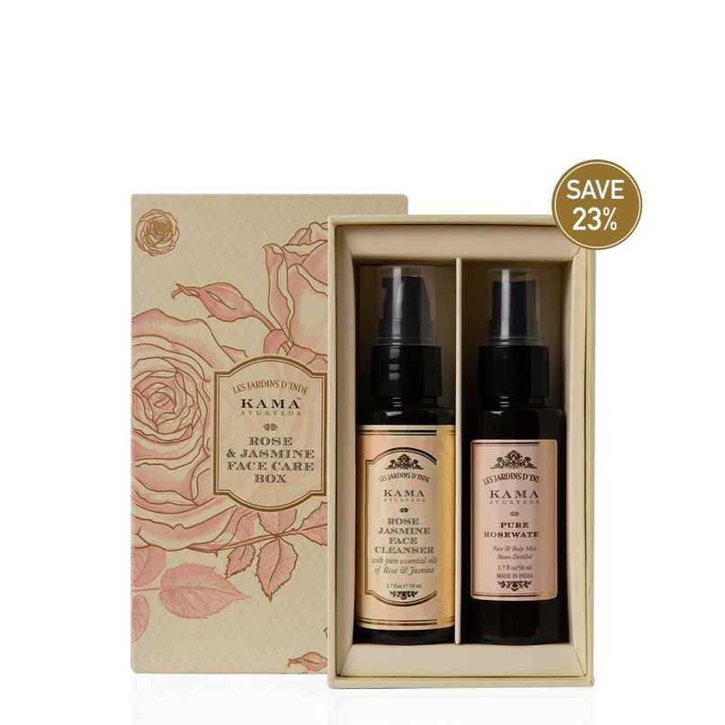Kama Ayurveda Rose & Jasmine Face Care Box