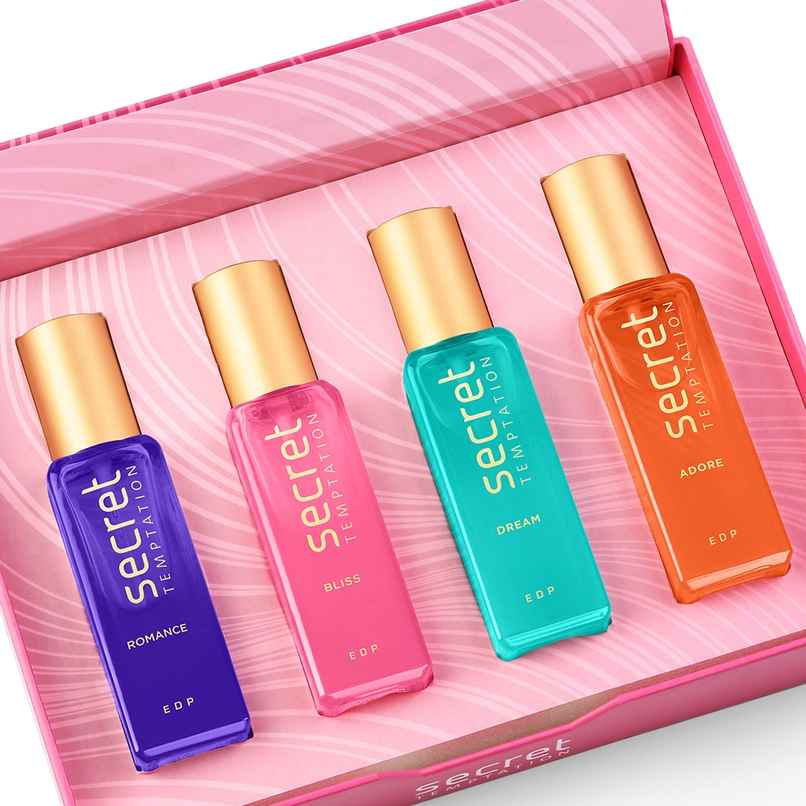 Secret Temptation Mini Perfume Gift Pack of 4 Secret Temptation Mini Perfume Gift Pack of 4