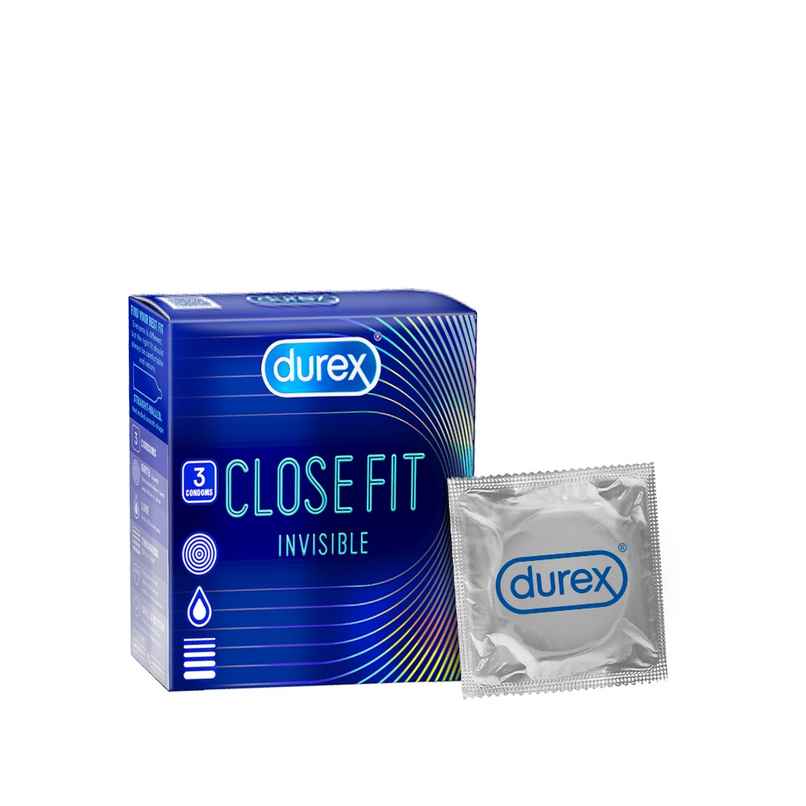 Durex Close Fit Invisible Condom | Safe & Comfortable Durex Close Fit Invisible Condom | Safe & Comfortable