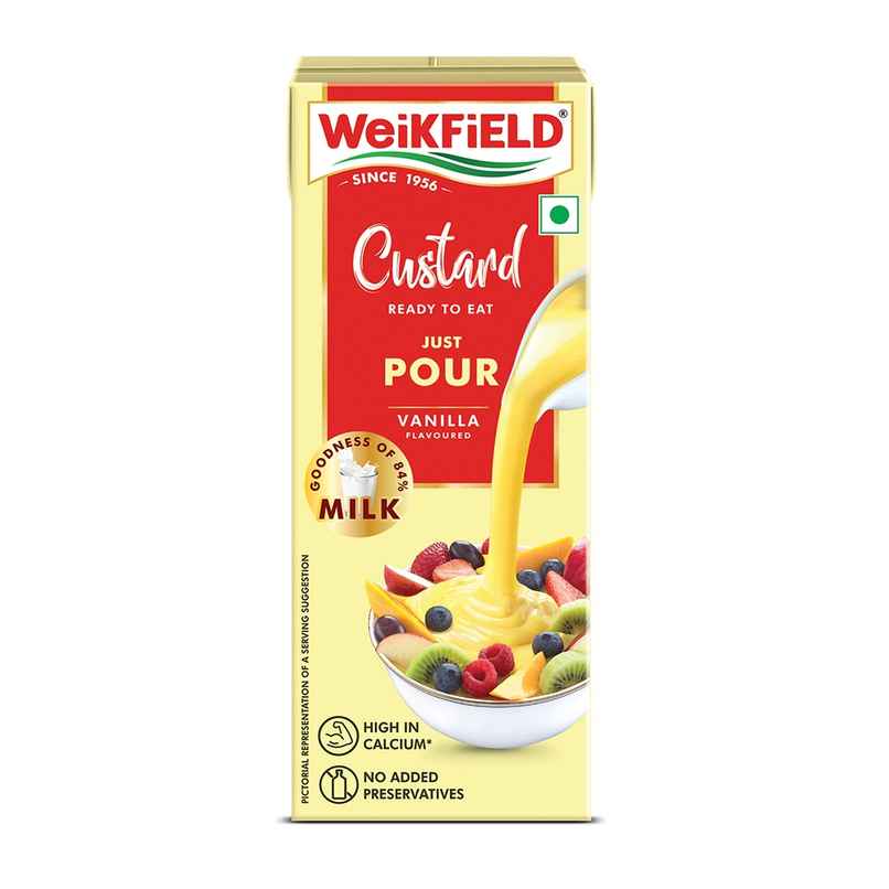 Weikfield Custard Ready To Eat | Vanilla