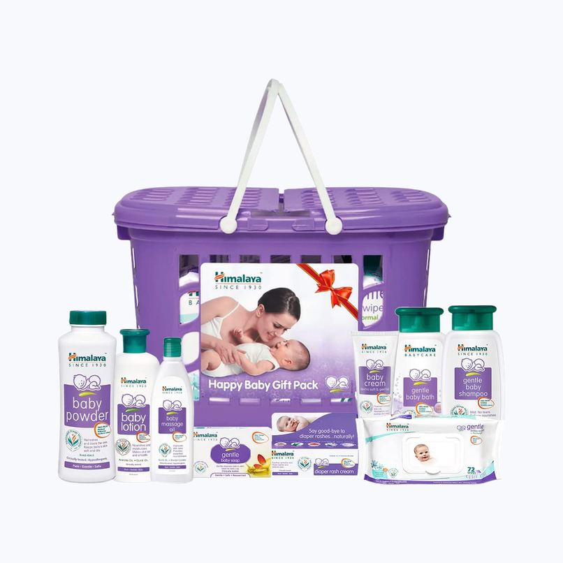 Himalaya Baby Basket Gift Pack, Violet Combo