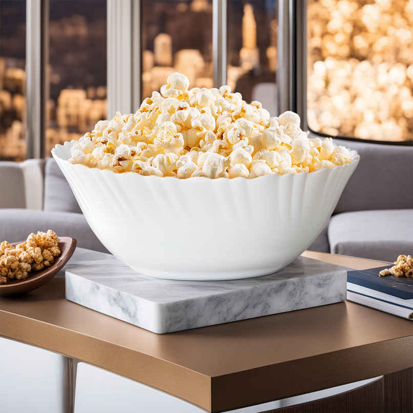 Larah By Borosil Opalware Serving Bowl | 1.24 L Larah By Borosil Opalware Serving Bowl | 1.24 L