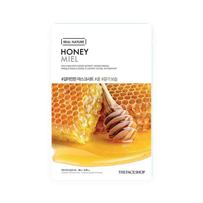 The Face Shop Real Nature Honey Face Mask The Face Shop Real Nature Honey Face Mask