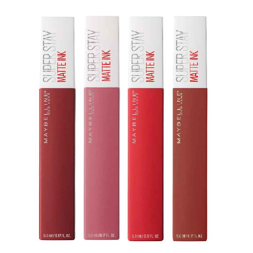 Maybelline New York Superstay 4-in-1 Lip Kit - Voyager, Lover, Pioneer, Seeker