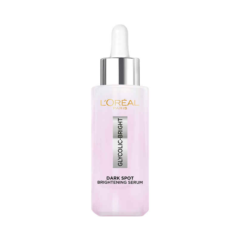 L'Oreal Paris Glycolic Bright 8% Melasyl + Niacinamide Face Serum for Brightening Dark Spots