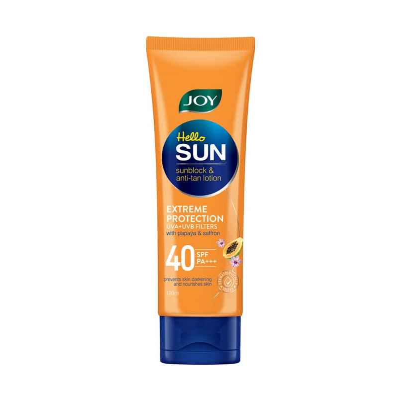 Joy Hello Sun Sunblock & Anti-Tan Lotion SPF 40 PA+++ Joy Hello Sun Sunblock & Anti-Tan Lotion SPF 40 PA+++