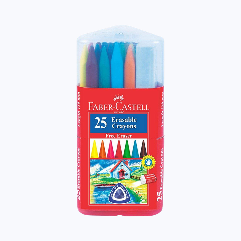 Faber-Castell Erasable Crayons Gift Pack Pack Of 25