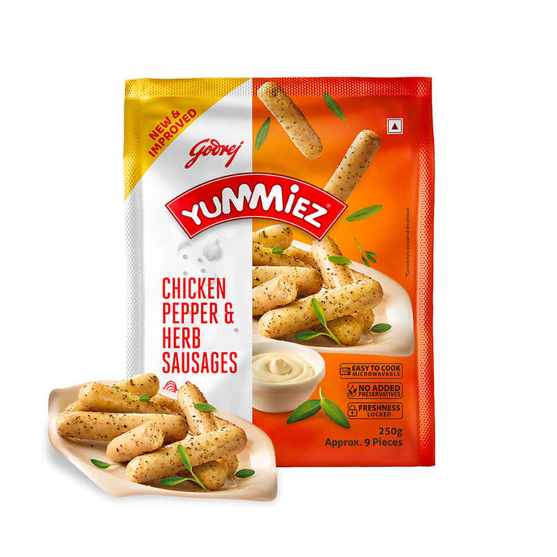 Yummiez Chicken Pepper and Herb Sausage Pouch Yummiez Chicken Pepper and Herb Sausage Pouch