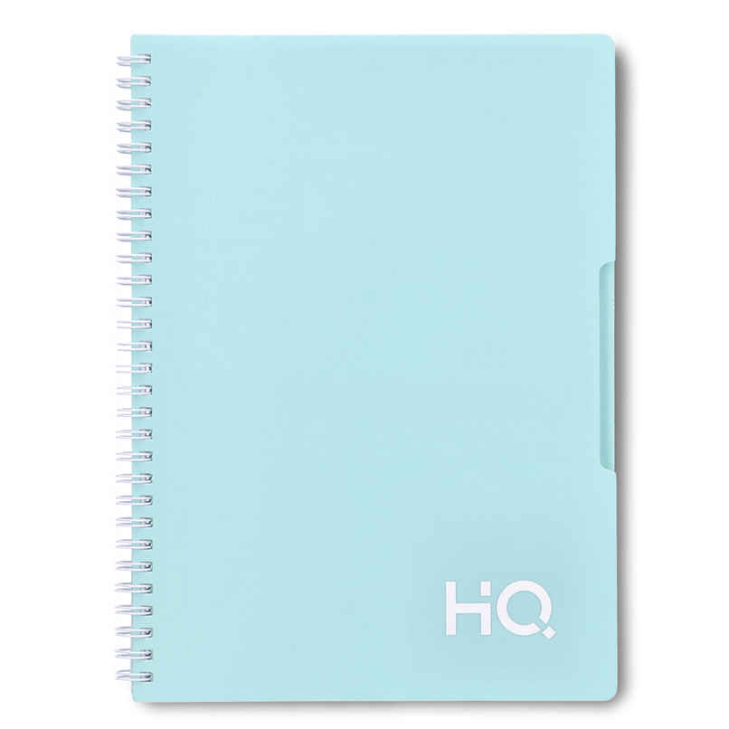 Navneet HQ | Single Subject Book - Mint Green with PP cover Single Line 14.8 cm x 21 cm | 160 Pages