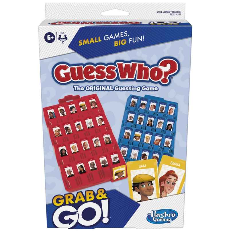 Hasbro Guess Who - Travel Friendly - Miniature Version Board Game Hasbro Guess Who - Travel Friendly - Miniature Version Board Game