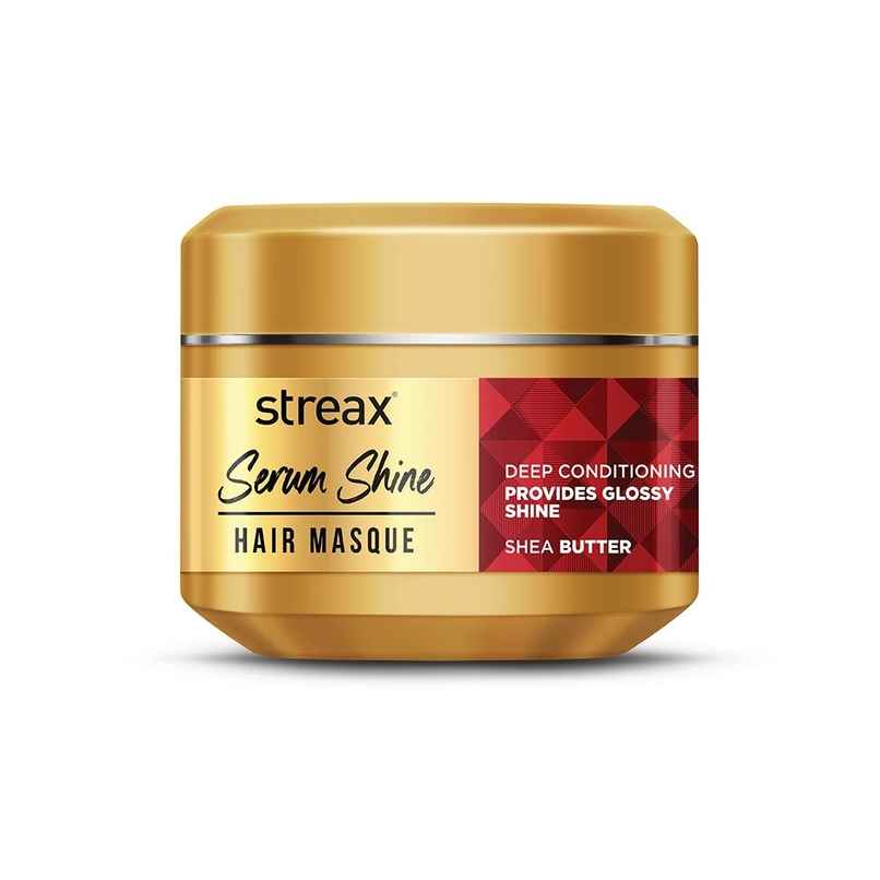 Streax Serum Shine Hair Mask For Dull Hair | Infused With Shea Butter
