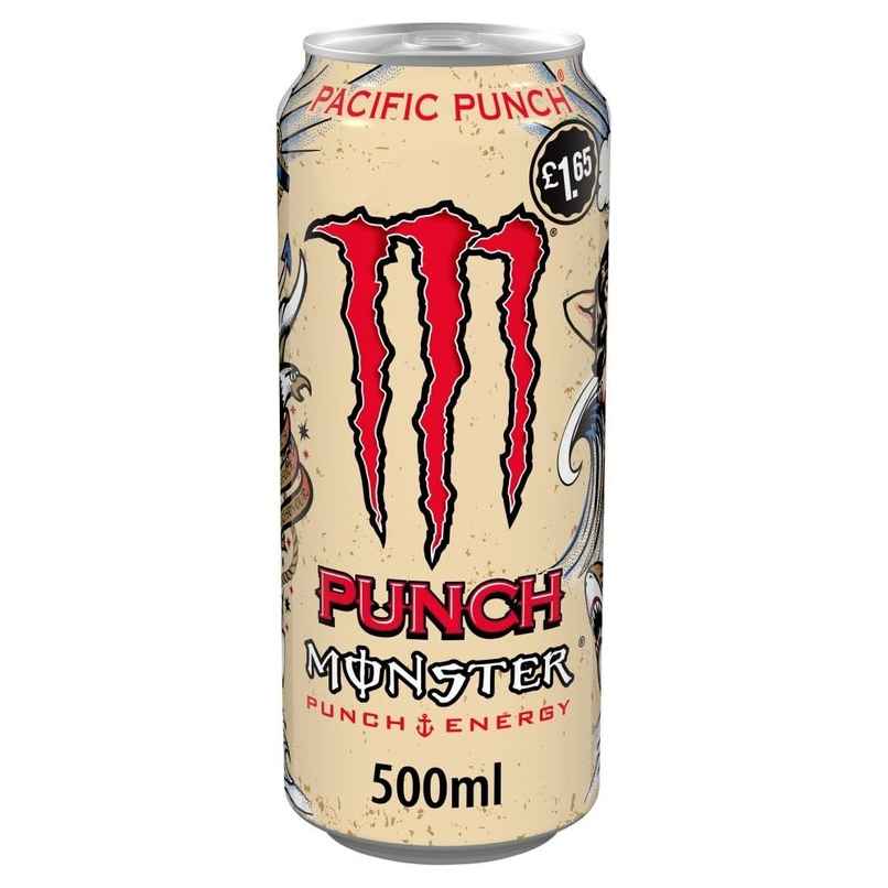 Monster Pacific Punch Energy Drink Can | Bold & Refreshing