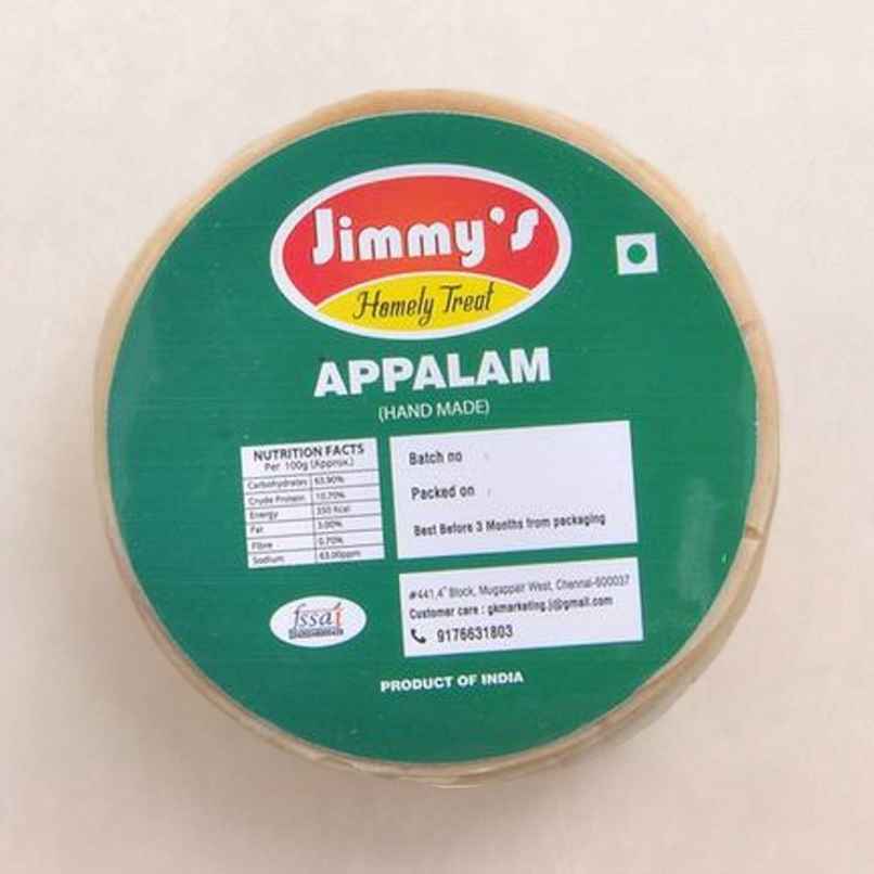 Jimmy's Appalam Jimmy's Appalam