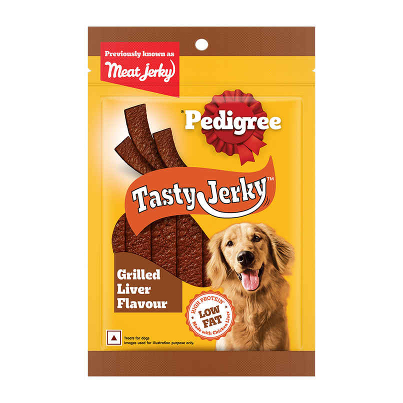 Pedigree Adult Tasty Jerky Grilled Liver Flavour Dog Treat Pedigree Adult Tasty Jerky Grilled Liver Flavour Dog Treat