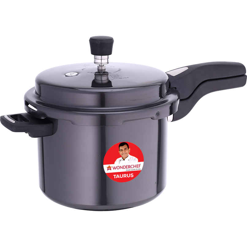 Wonderchef Taurus Hard Anodized Outer Lid Pressure Cooker 5 L