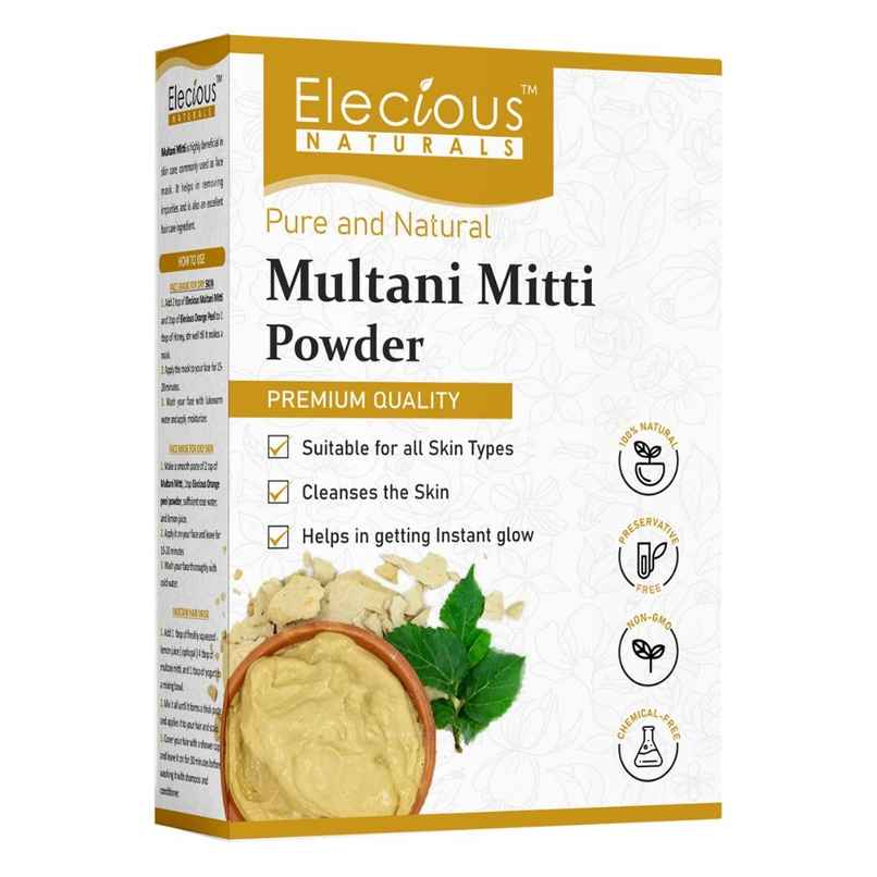 Elecious Multani Mitti Powder For Skin And Hair