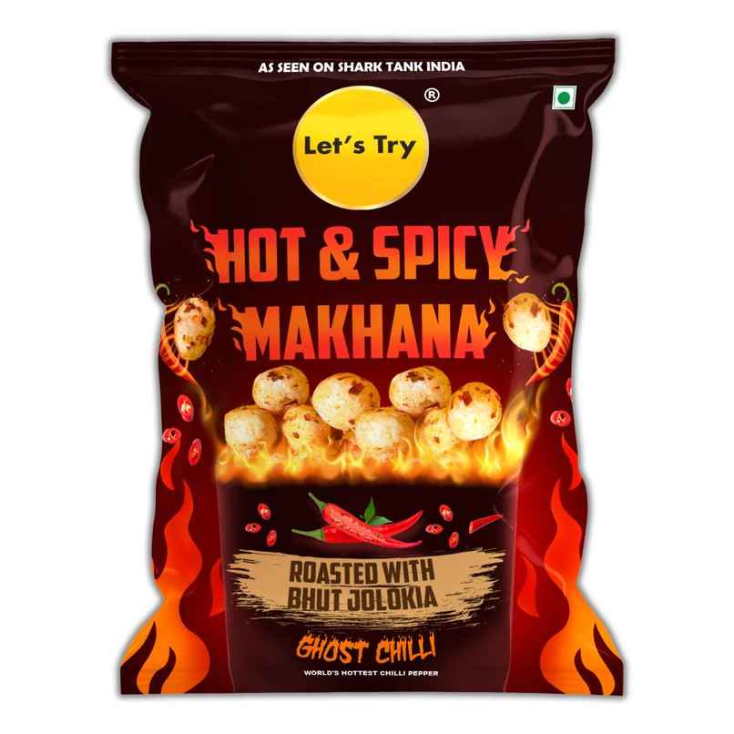 Let'S Try Hot & Spicy Makhana