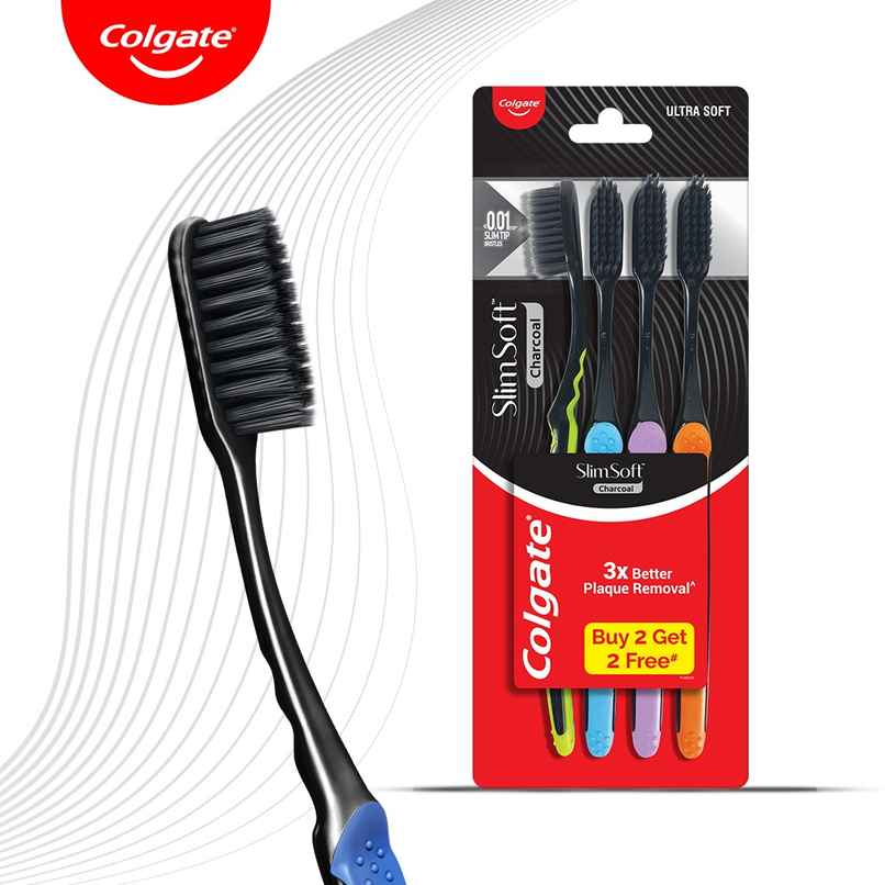 Colgate Slim Soft Charcoal Toothbrush