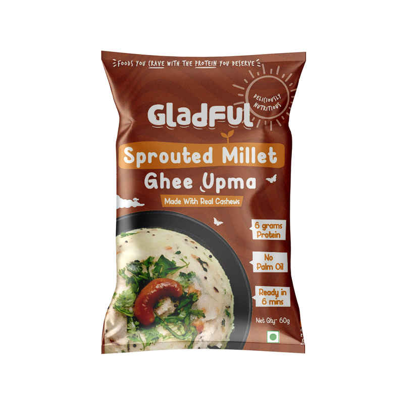 Gladful Ghee and Millets Upma